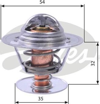 GATES-AU TH11292G1 - Termostato, Refrigerante autozon.pro