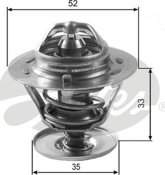 GATES-AU TH12588G1 - Termostato, Refrigerante autozon.pro