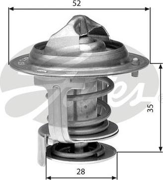 GATES-AU TH29478G1 - Termostato, Refrigerante autozon.pro