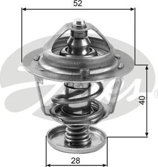 GATES-AU TH24782G1 - Termostato, Refrigerante autozon.pro