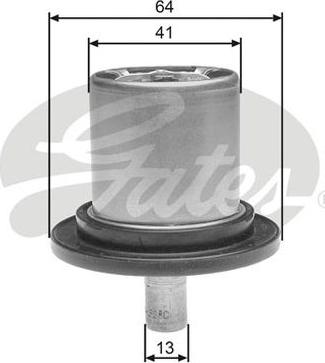 GATES-AU TH25882G1 - Termostato, Refrigerante autozon.pro