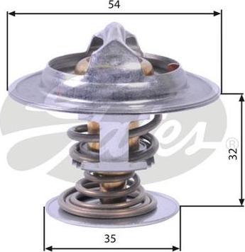 GATES-AU TH26590G1 - Termostato, Refrigerante autozon.pro