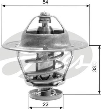 GATES-AU TH22682G1 - Termostato, Refrigerante autozon.pro