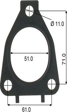 GCG Turbos Australia AATUR033 - Guarnizione, Immissione turbina (Compressore) autozon.pro