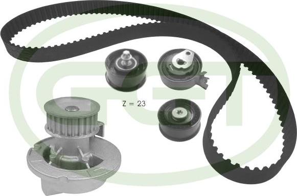 GGT KPA20157 - Pompa acqua + Kit cinghie dentate autozon.pro