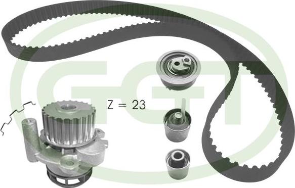 GGT KPA20165 - Pompa acqua + Kit cinghie dentate autozon.pro