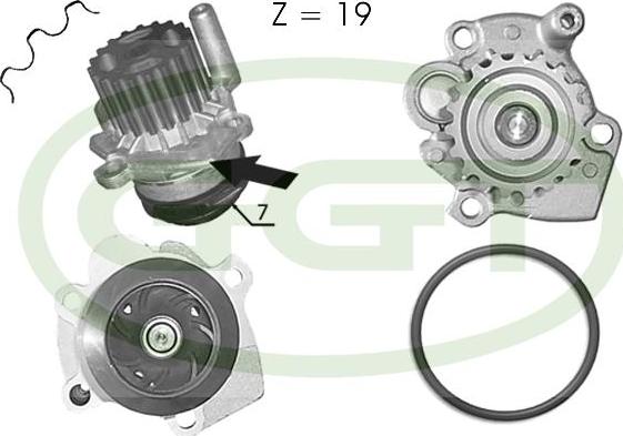 GGT PA10825 - Pompa acqua autozon.pro