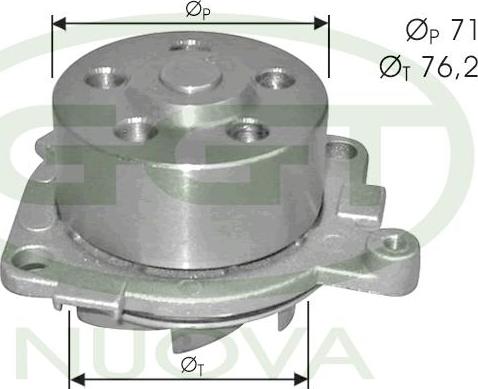 GGT PA10749 - Pompa acqua autozon.pro