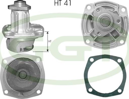 GGT PA10752 - Pompa acqua autozon.pro