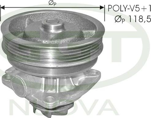 GGT PA10710 - Pompa acqua autozon.pro