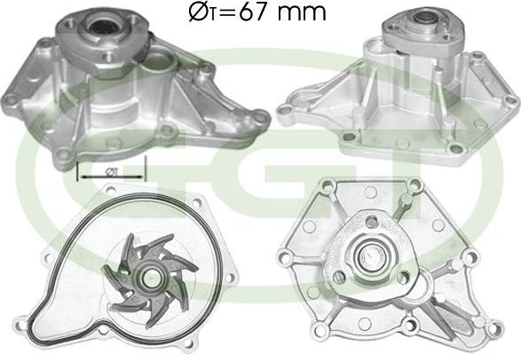 GGT PA12538 - Pompa acqua autozon.pro