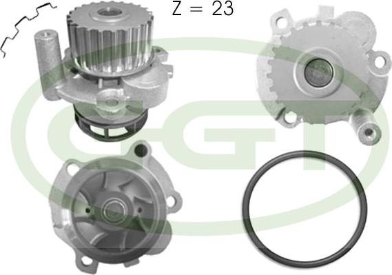 GGT PA12525 - Pompa acqua autozon.pro