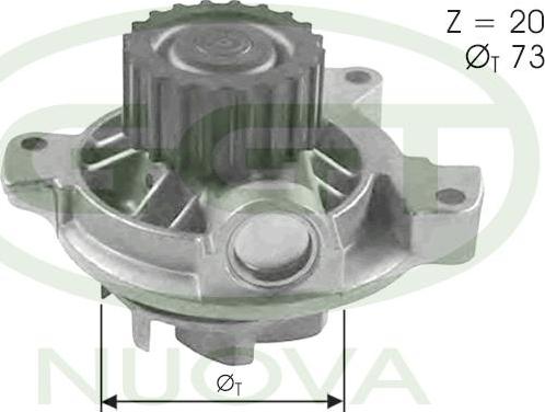 GGT PA12024 - Pompa acqua autozon.pro