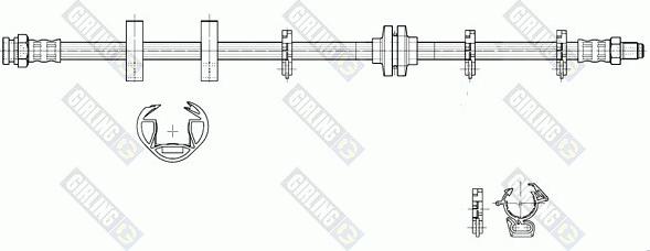 Girling 9002187 - Flessibile del freno autozon.pro