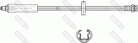 Girling 9002282 - Flessibile del freno autozon.pro