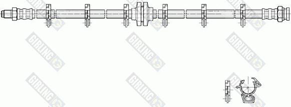 Girling 9002223 - Flessibile del freno autozon.pro