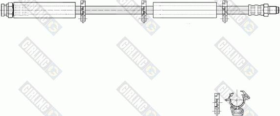 Girling 9002222 - Flessibile del freno autozon.pro