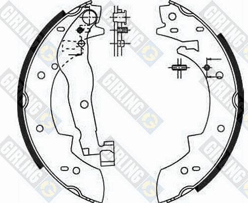 Girling 5162511 - Kit ganasce freno autozon.pro