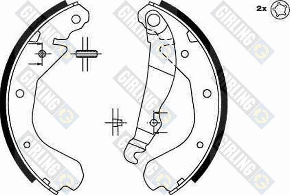 Girling 5162129 - Kit ganasce freno autozon.pro