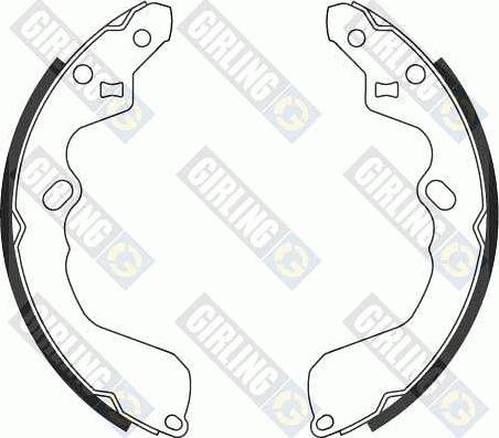 Girling 5186949 - Kit ganasce freno autozon.pro