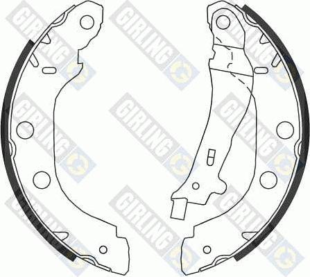 Girling 5186553 - Kit ganasce freno autozon.pro