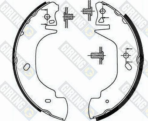 Girling 5186293 - Kit ganasce freno autozon.pro