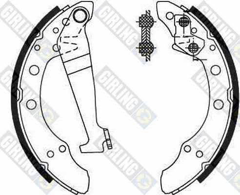 Girling 5180929 - Kit ganasce freno autozon.pro