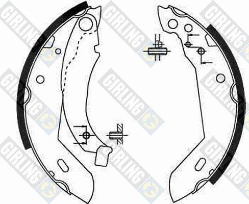 Girling 5181581 - Kit ganasce freno autozon.pro