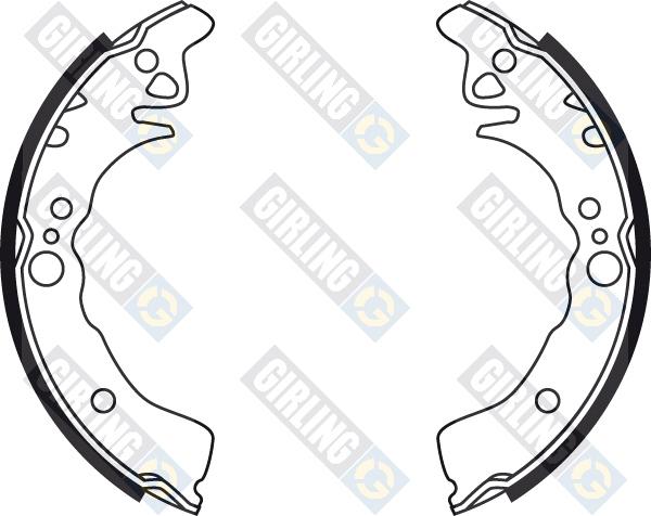 Girling 5187619 - Kit ganasce freno autozon.pro