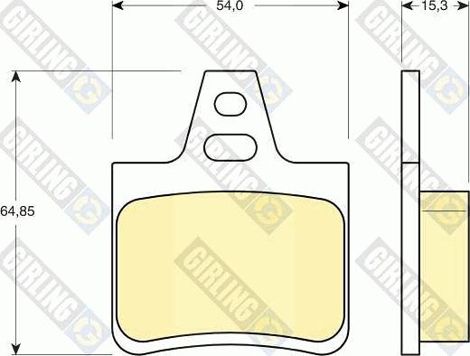 Girling 6410969 - Kit freno, Freno a disco autozon.pro