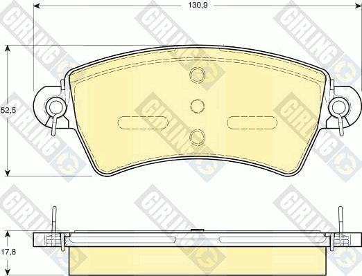 Girling 6410984 - Kit freno, Freno a disco autozon.pro