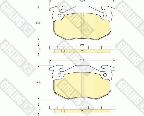 Girling 6410923 - Kit freno, Freno a disco autozon.pro