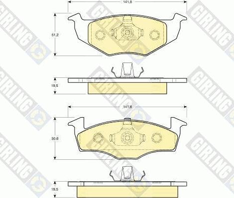 Girling 6410342 - Kit freno, Freno a disco autozon.pro