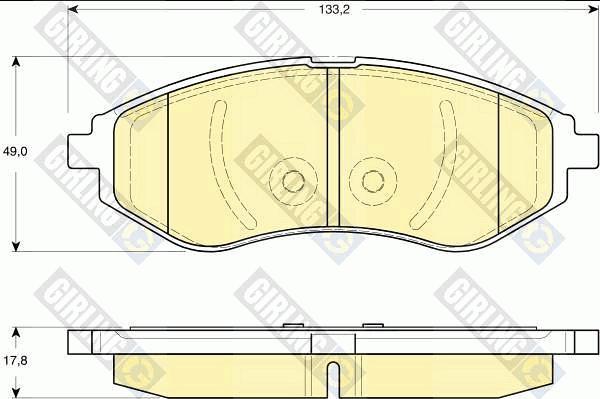 Girling 6411929 - Kit freno, Freno a disco autozon.pro