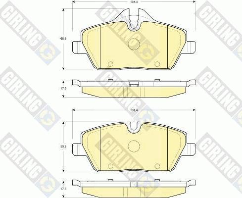 Girling 6411481 - Kit freno, Freno a disco autozon.pro