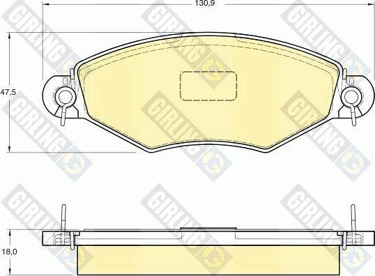 Girling 6411094 - Kit freno, Freno a disco autozon.pro