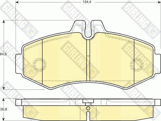 Girling 6411034 - Kit freno, Freno a disco autozon.pro