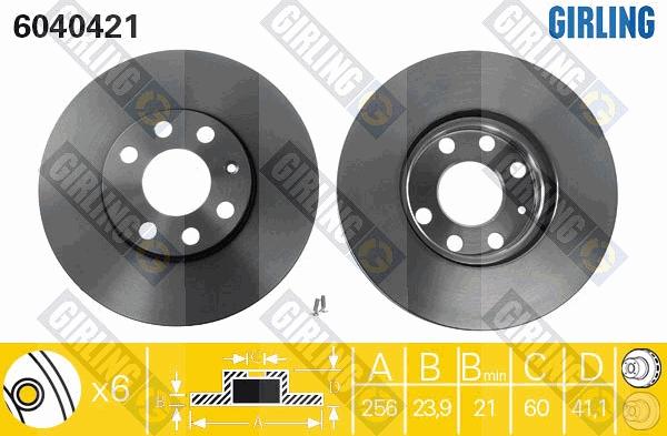 Girling 6040421 - Discofreno autozon.pro