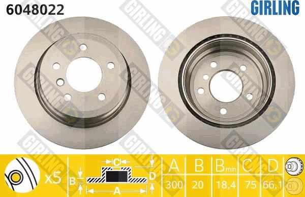 Girling 6048022 - Discofreno autozon.pro