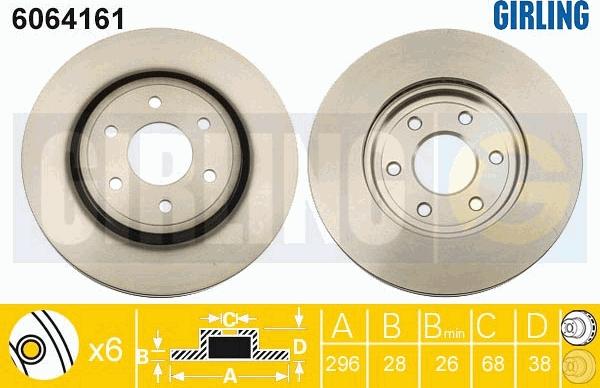 Girling 6064161 - Discofreno autozon.pro