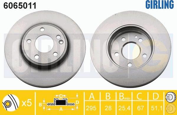 Girling 6065011 - Discofreno autozon.pro