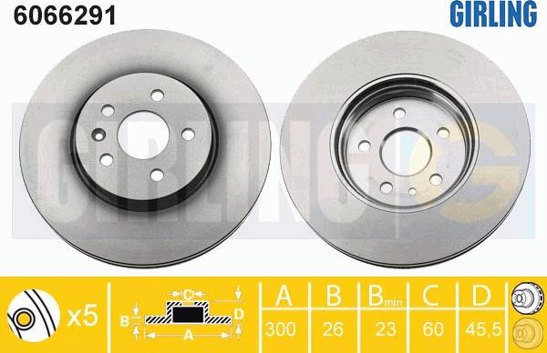 Girling 6066291 - Discofreno autozon.pro