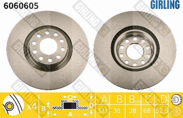 Girling 6060605 - Discofreno autozon.pro