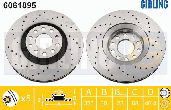 Girling 6061895 - Discofreno autozon.pro