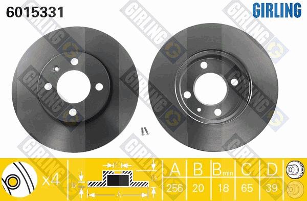 Girling 6015331 - Discofreno autozon.pro