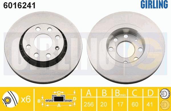 Girling 6016241 - Discofreno autozon.pro