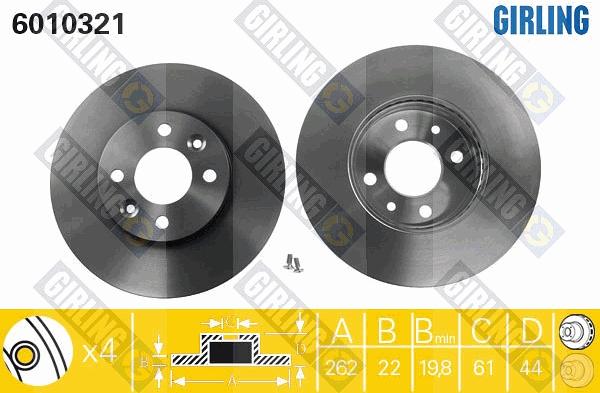 Girling 6010321 - Discofreno autozon.pro