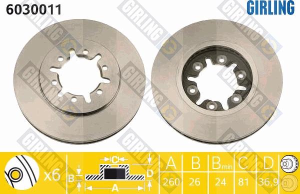 Girling 6030011 - Discofreno autozon.pro