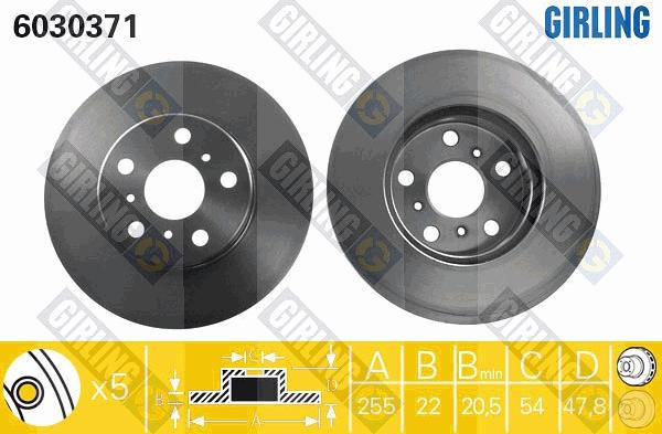 Girling 6030371 - Discofreno autozon.pro