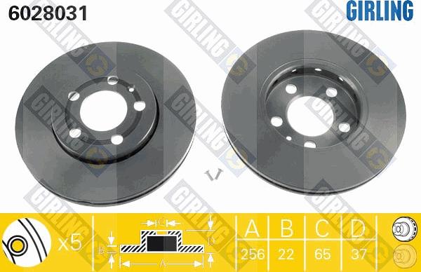 Girling 6028031 - Discofreno autozon.pro